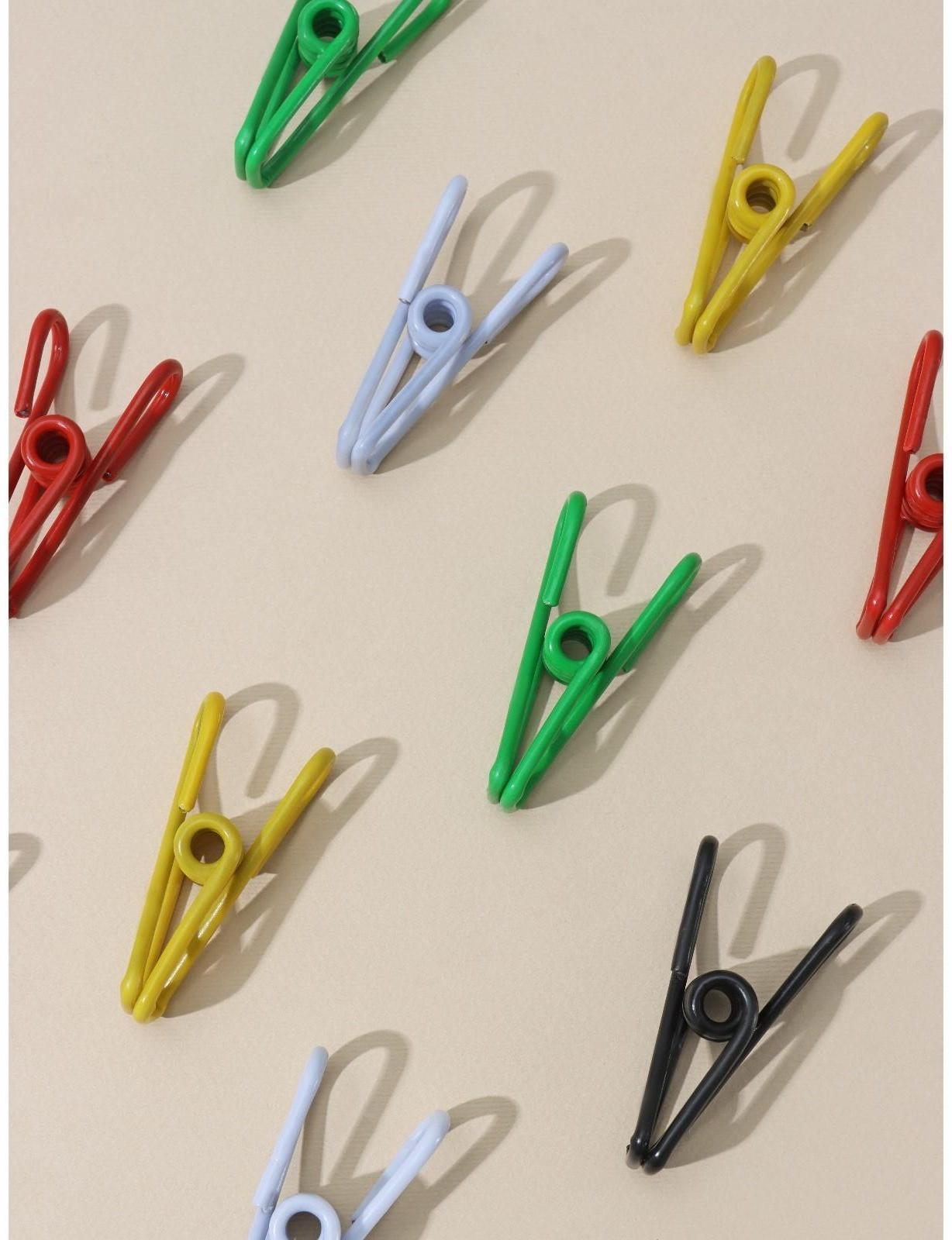 Прищепки бельевые Доляна, 5,5 см, 10 шт, цвет МИКС