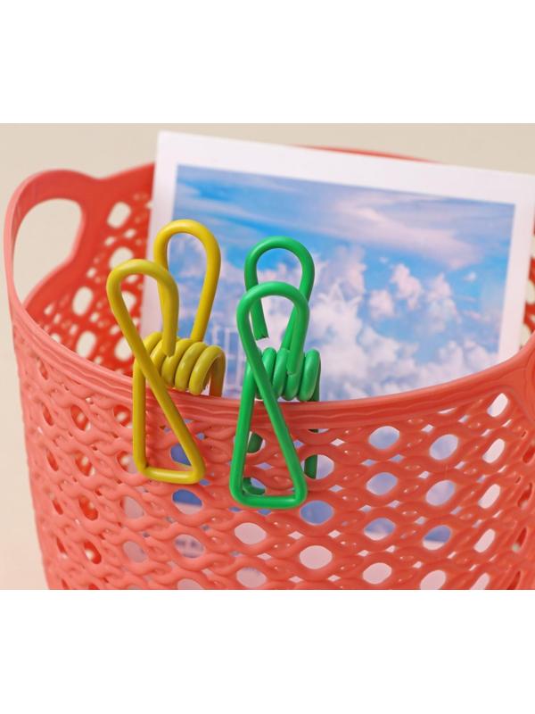 Прищепки бельевые Доляна, 5,5 см, 10 шт, цвет МИКС