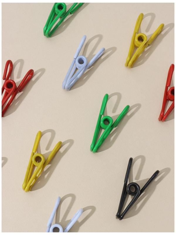 Прищепки бельевые Доляна, 5,5 см, 10 шт, цвет МИКС