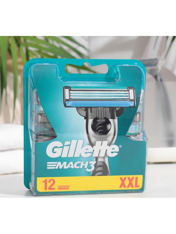 Сменные кассеты Gillette Mach 3, 12 шт