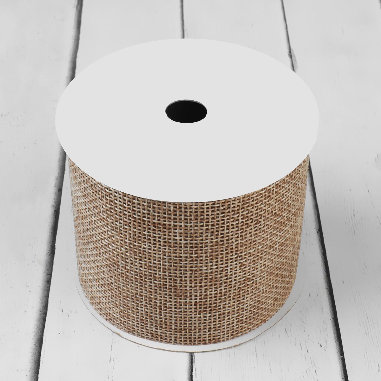 Лента из джута «Классика», 60 мм, 4,5 ± 0,5 м, цвет бежевый