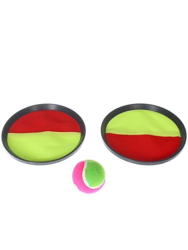 Игра «Тарелка-липучка», набор: 2 тарелки, мяч