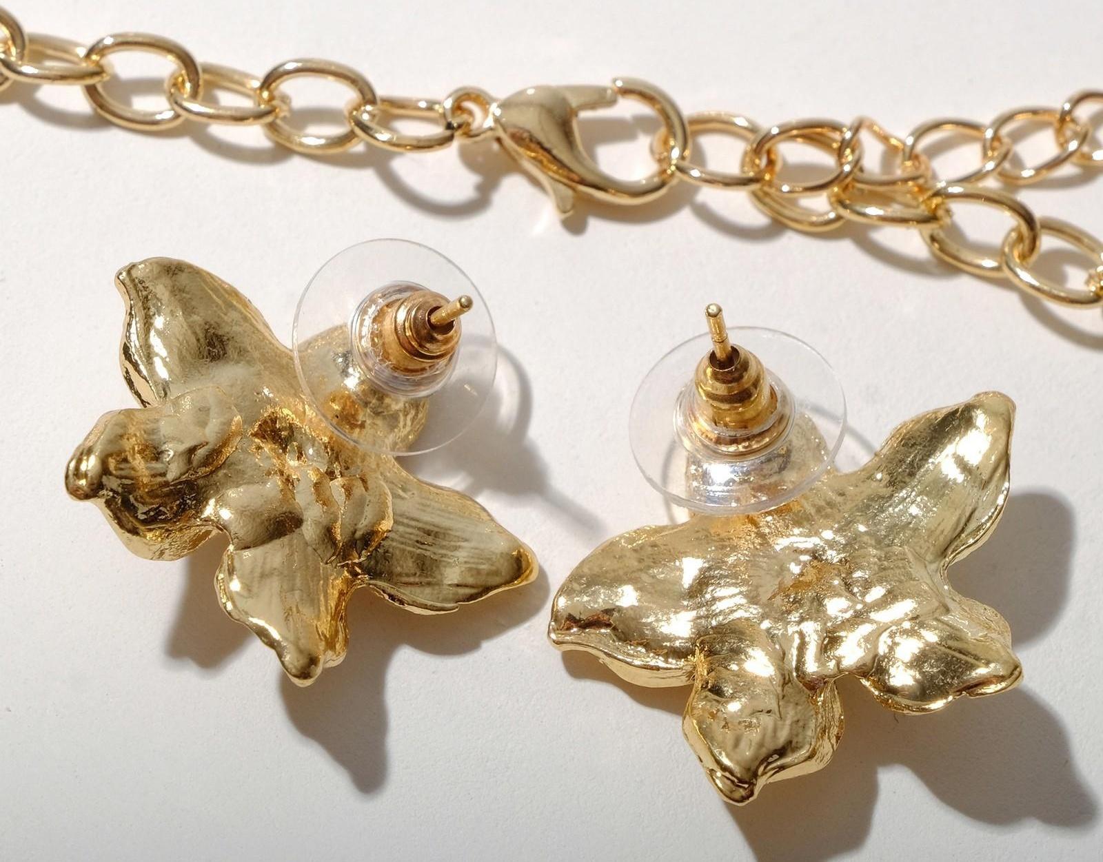 Набор 2 предмета: серьги, колье 