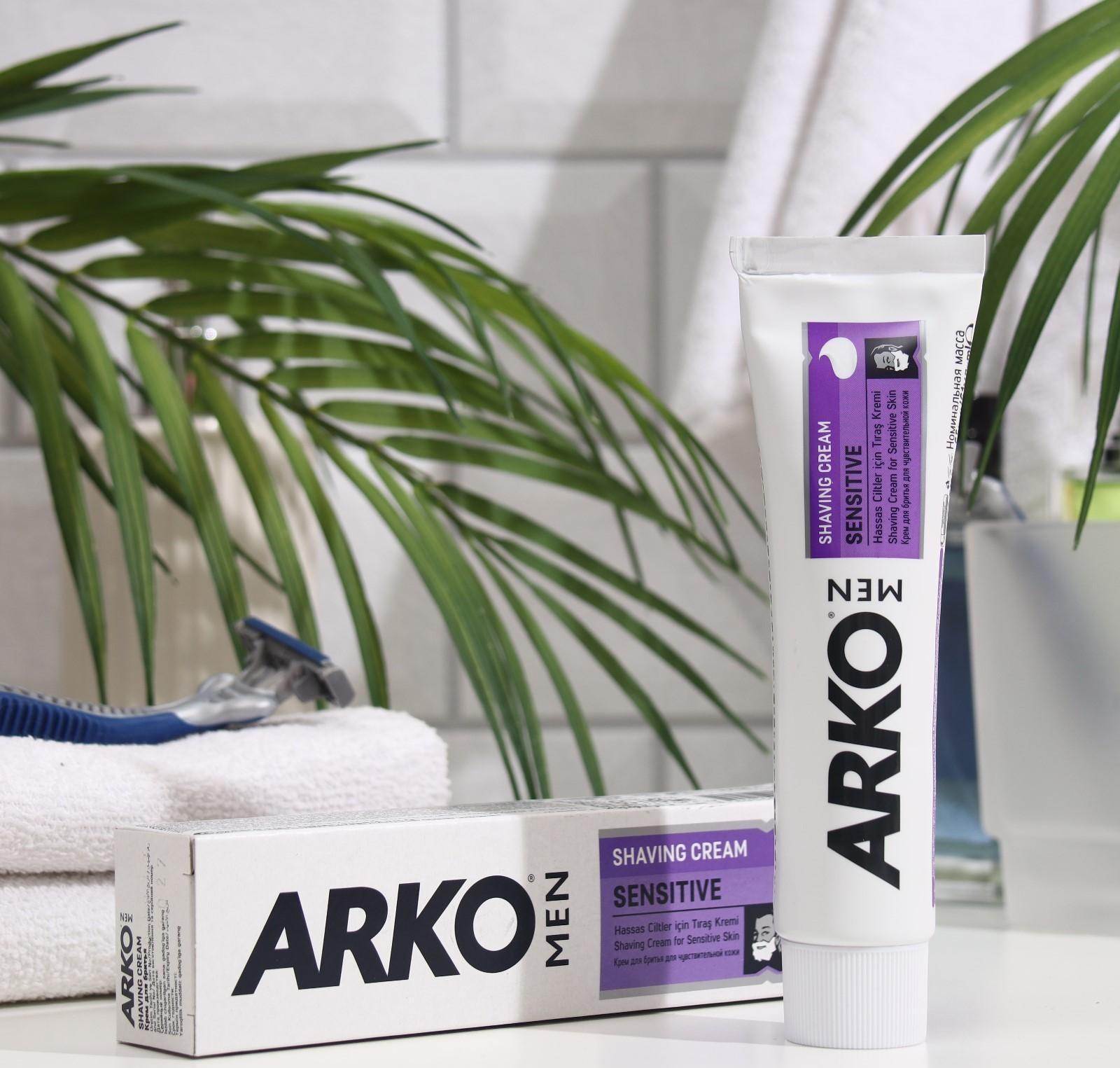 Крем для бритья Arko Men Sensitive, 65 мл