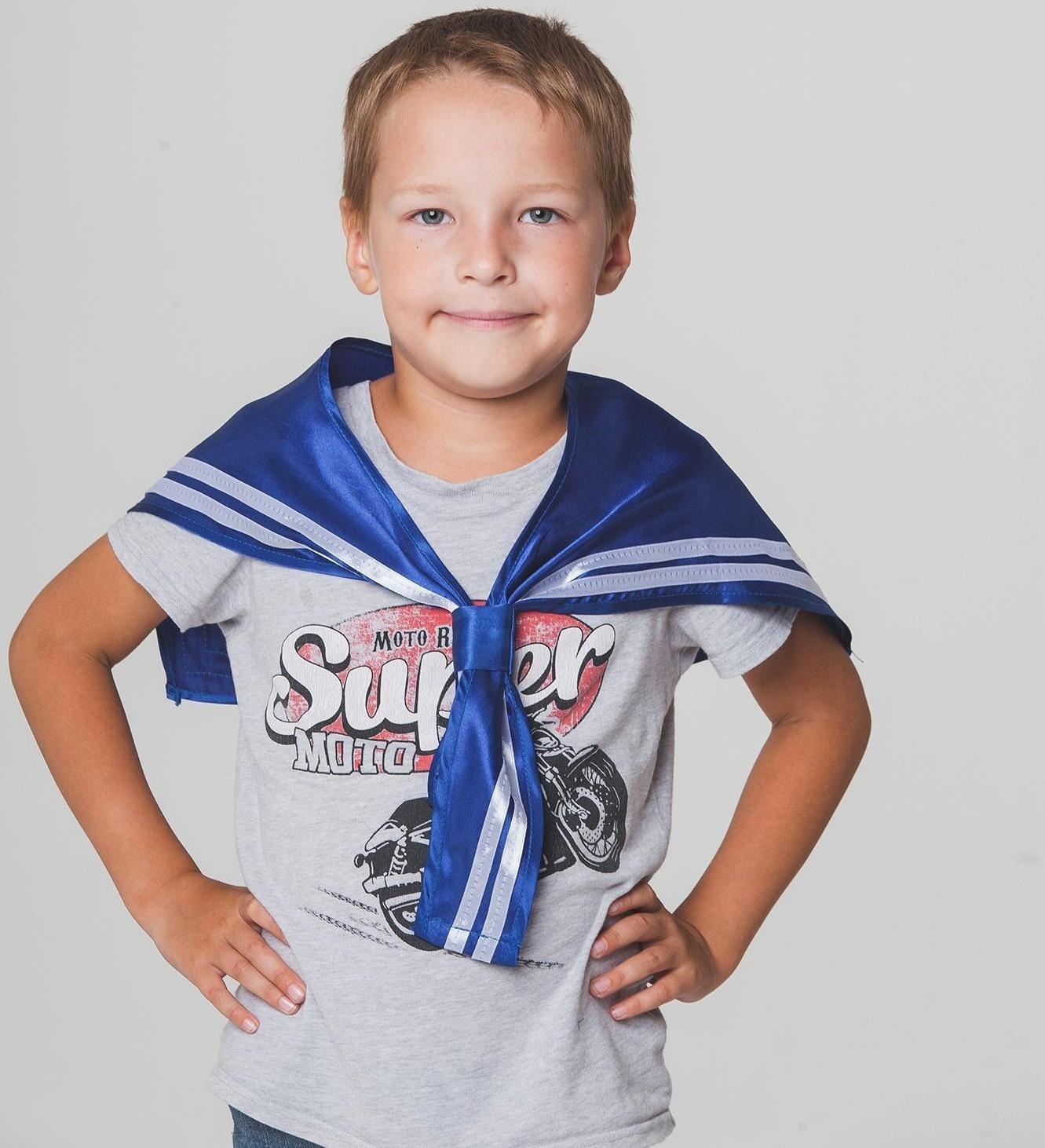 Морской воротник «Гюйс», цвет синий, оттенок МИКС