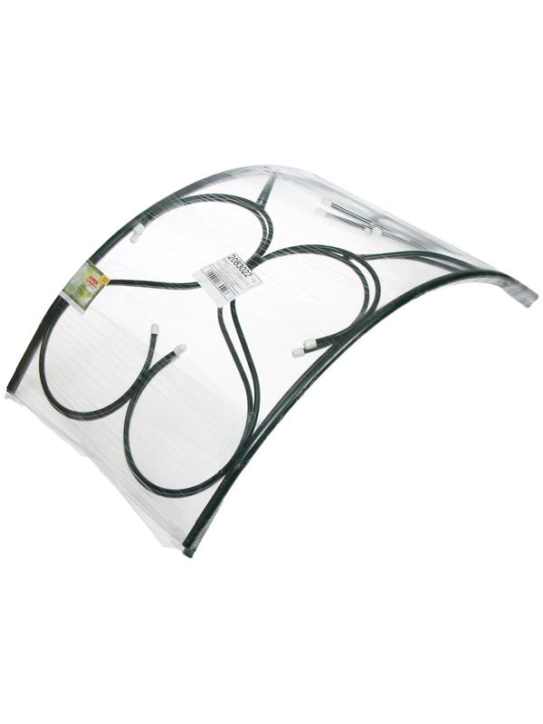 Арка садовая, разборная, 230 × 120 × 51 см, металл, зелёная