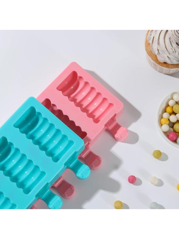 Форма для мороженого «Моника», 38×11×2 см, 8 ячеек (6,6×3,4 см), цвет МИКС