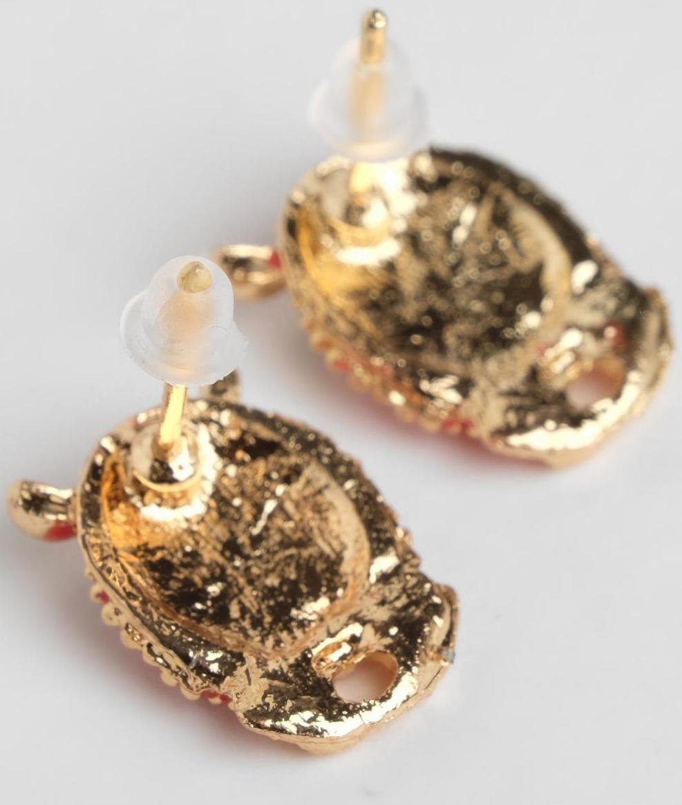 Серьги эмаль 