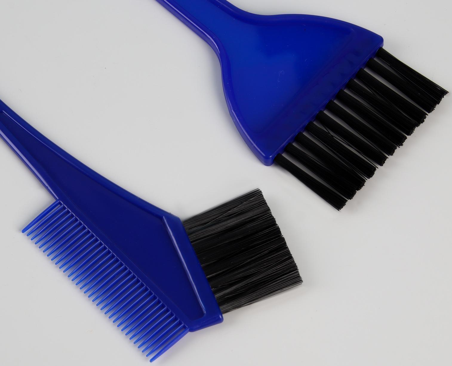 Набор для окрашивания волос, 3 предмета, цвет синий