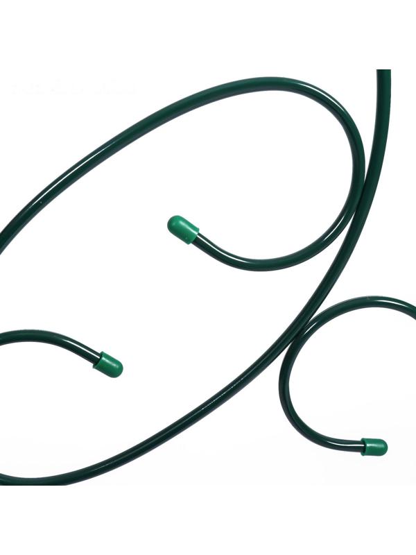 Шпалера, 217 × 55 × 1 см, металл, зелёная, «Эска»