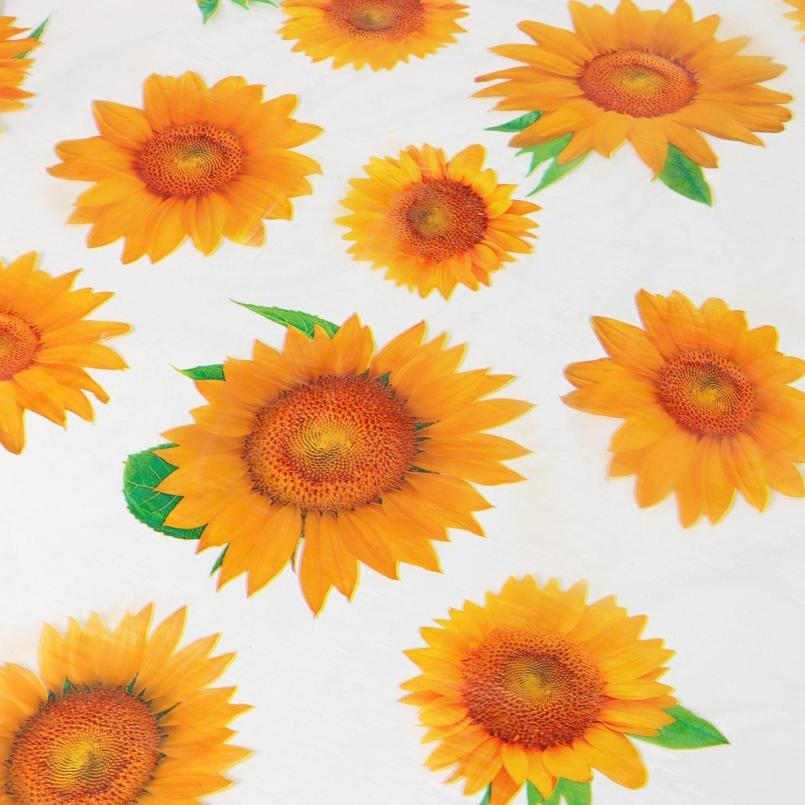 Клеёнка ПВХ Доляна, ширина 137 см, толщина 0,07 мм, рулон 30 метров