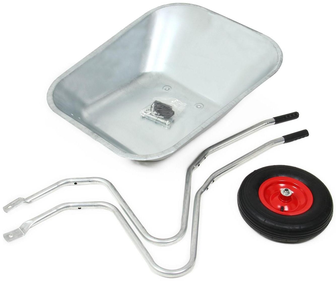 Тачка садово-строительная, одноколёсная: груз/п 85 кг, объём 100 л