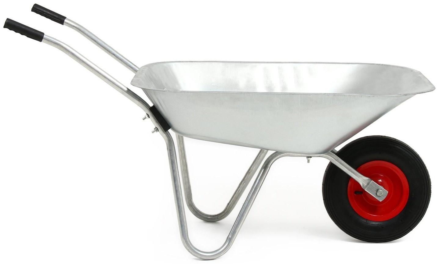 Тачка садово-строительная, одноколёсная: груз/п 85 кг, объём 100 л