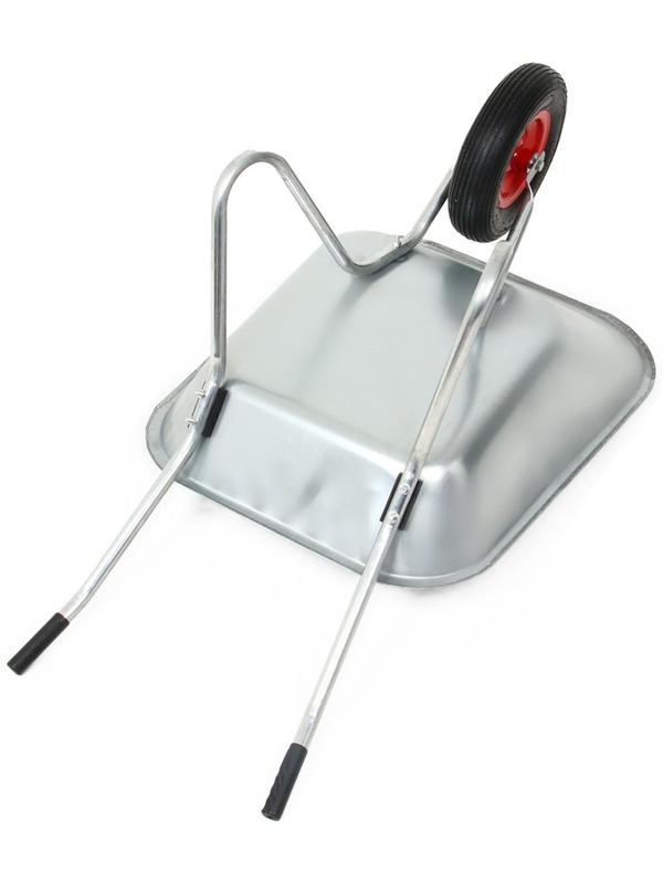 Тачка садово-строительная, одноколёсная: груз/п 85 кг, объём 100 л