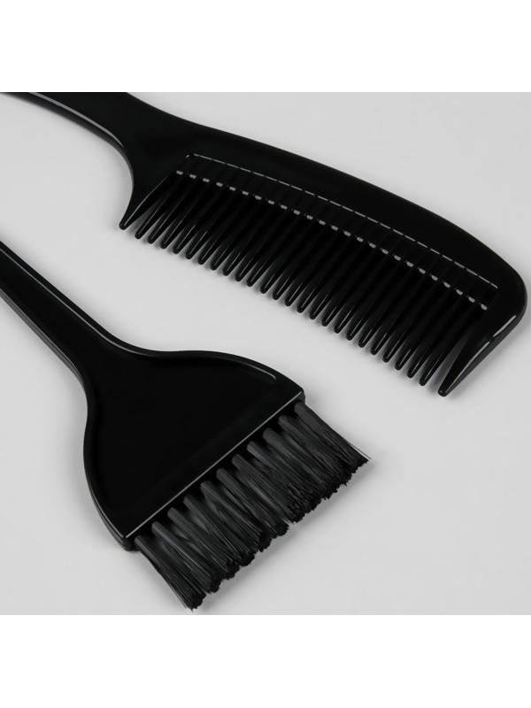 Набор для окрашивания, 3 предмета, цвет чёрный