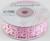 Лента фигурная «Ромашки», 25 мм, 9 ± 0,5 м, цвет розовый