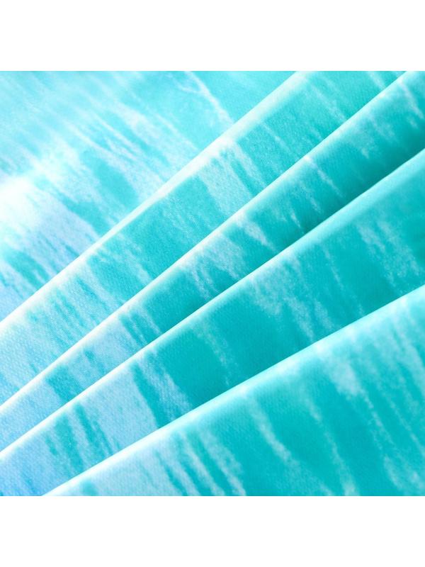 Штора для ванны Доляна «Прибой», 180×180 см, EVA