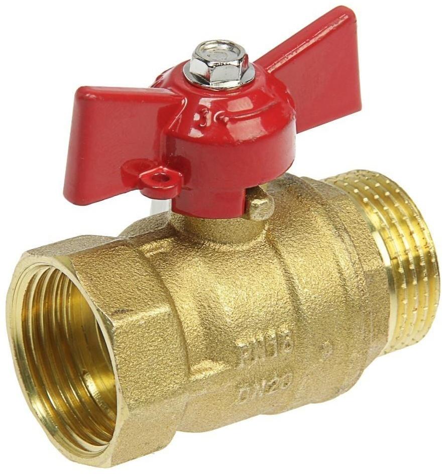 Кран шаровой ZEIN, внутренняя/наружная резьба 3/4