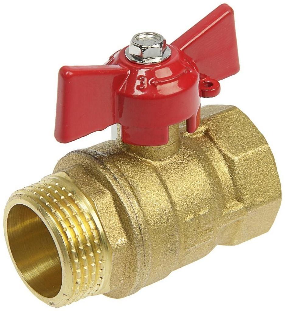 Кран шаровой ZEIN, внутренняя/наружная резьба 3/4