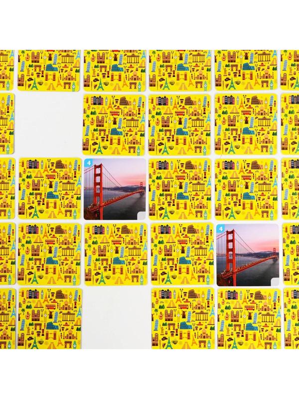 Настольная игра «Мемо Достопримечательности мира», 50 карточек