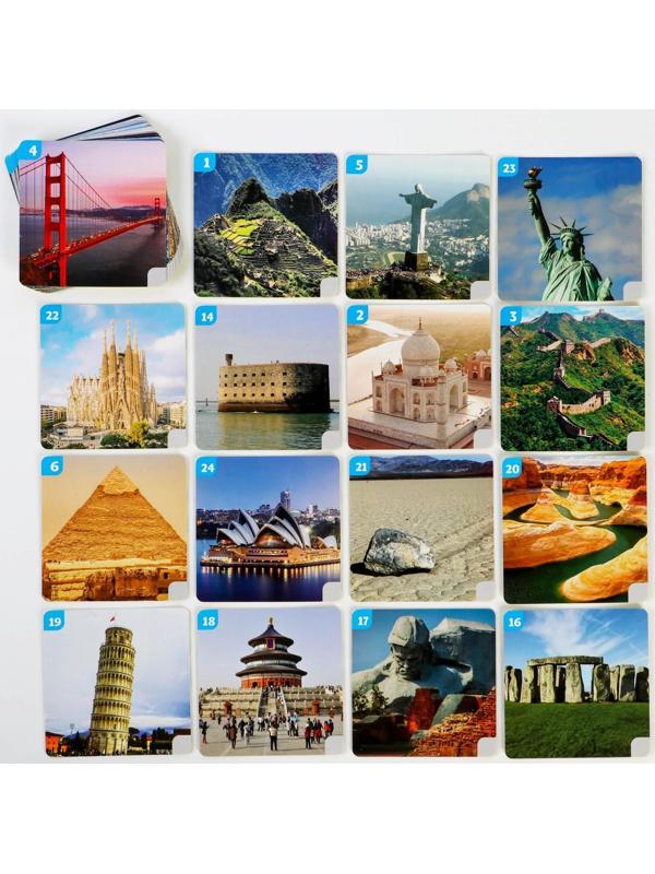 Настольная игра «Мемо Достопримечательности мира», 50 карточек