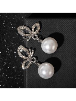 Серьги с жемчугом 