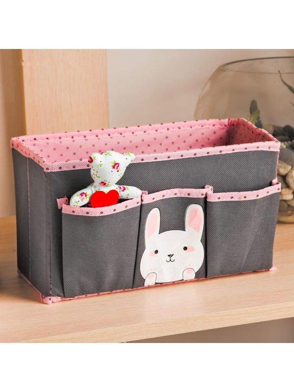 Короб для хранения «Зайчик»,с 3 карманами