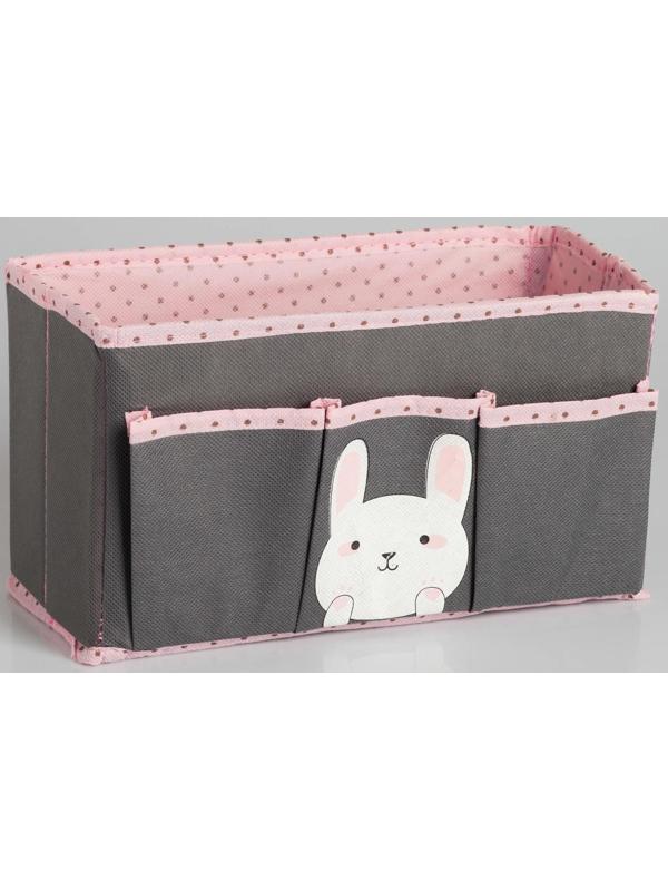Короб для хранения «Зайчик»,с 3 карманами