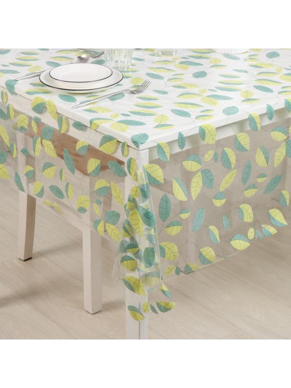 Клеёнка ПВХ Доляна «Листопад», ширина 137 см, толщина 0,07 мм, рулон 30 метров