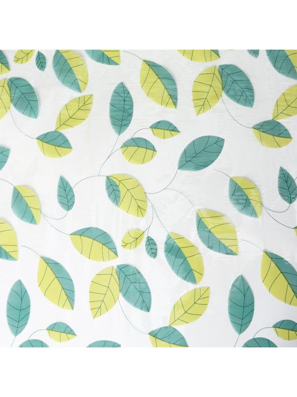 Клеёнка ПВХ Доляна «Листопад», ширина 137 см, толщина 0,07 мм, рулон 30 метров