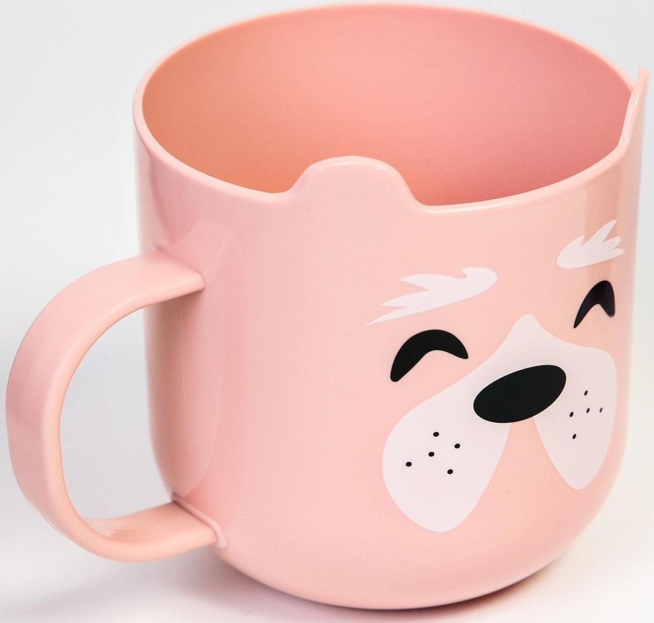 Кружка детская 370 мл., «Мордочки», цвет и рисунок МИКС