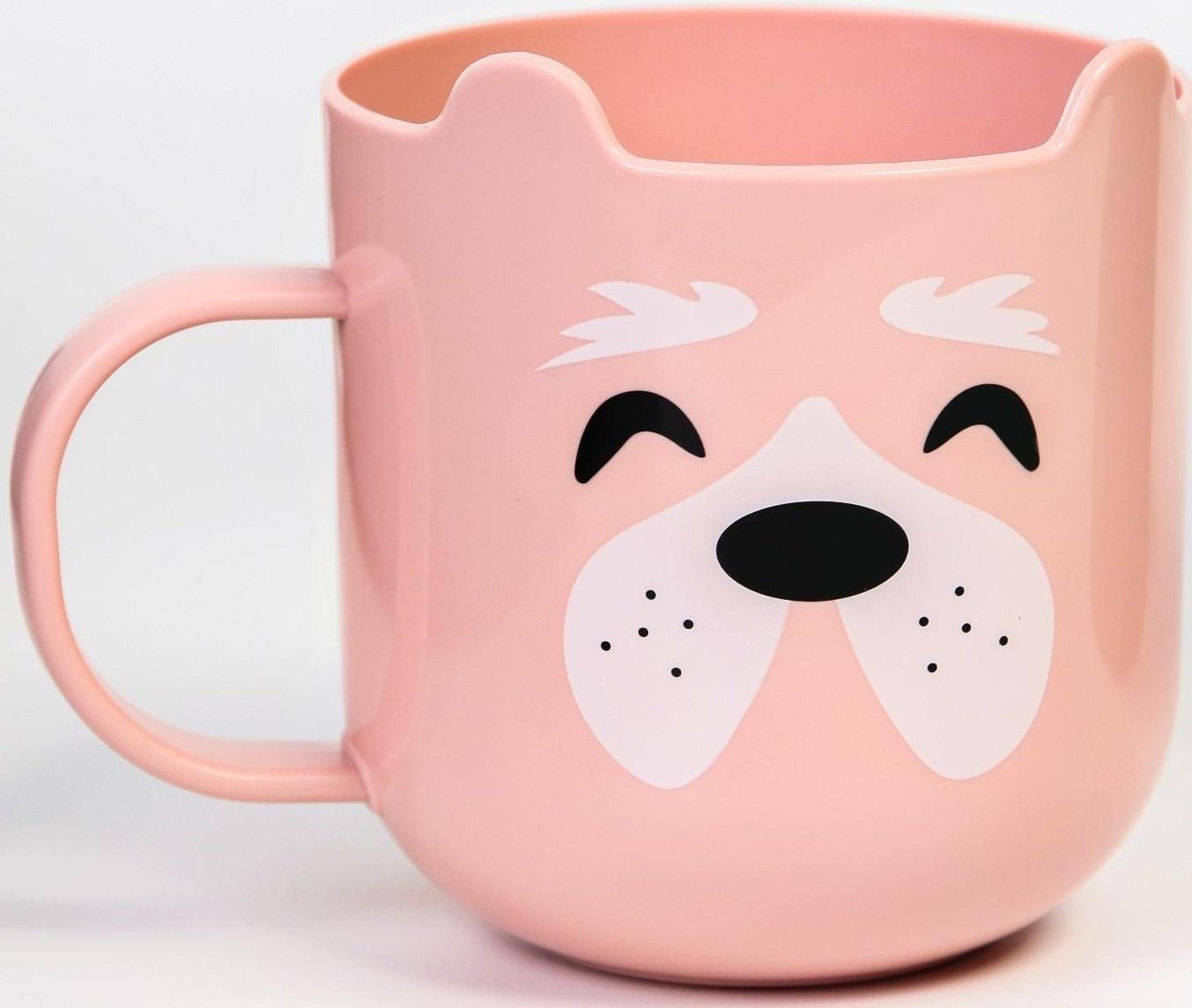 Кружка детская 370 мл., «Мордочки», цвет и рисунок МИКС