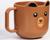 Кружка детская 260 мл., «Мишка», цвет коричневый