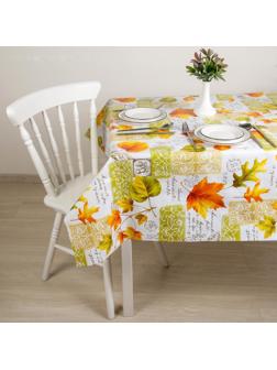 Клеёнка столовая на нетканой основе, ширина 137 см, толщина 0,08 мм, рулон 20 м