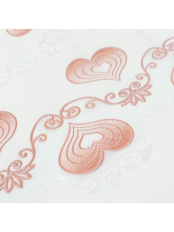 Клеёнка ажурная Lace «Роман», ширина 137 см, рулон 20 метров, цвет бежевый