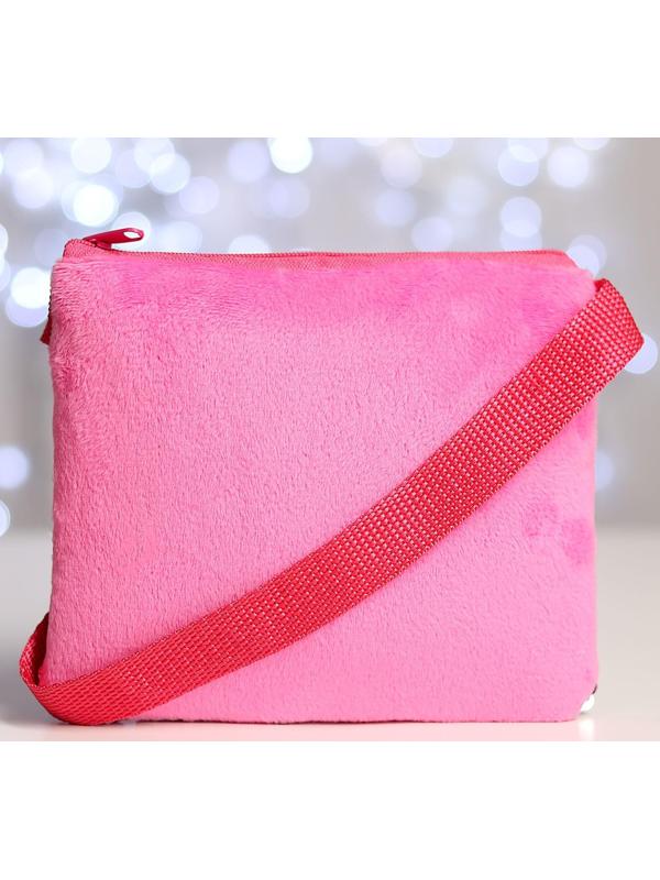 Сумка детская «Белый зайка», 15х18 см