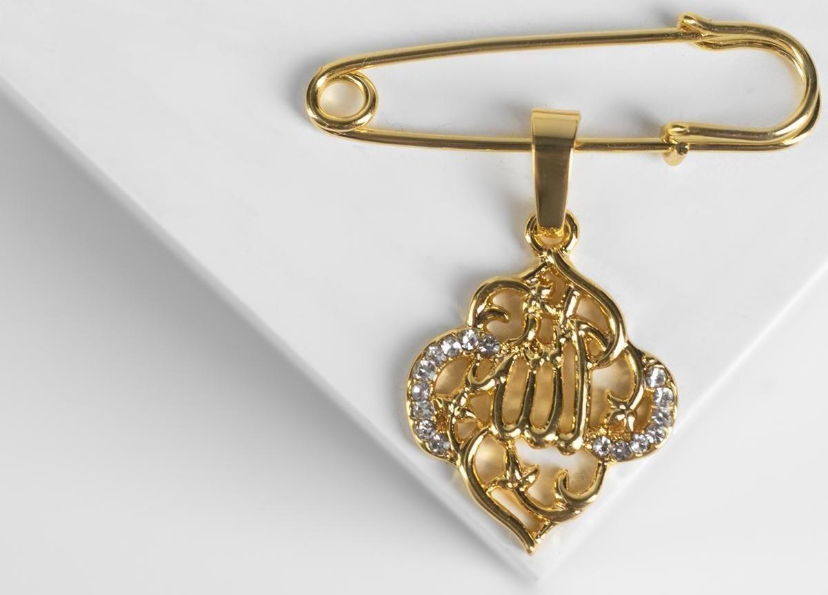 Булавка с подвеской 