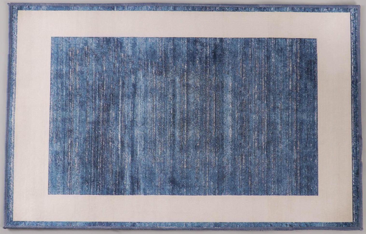 Коврик Доляна «По домашнему» , 50×80 см, цвет синий