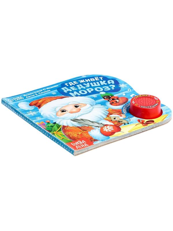 Музыкальная книга «Дом Дедушки Мороза», 10 стр.