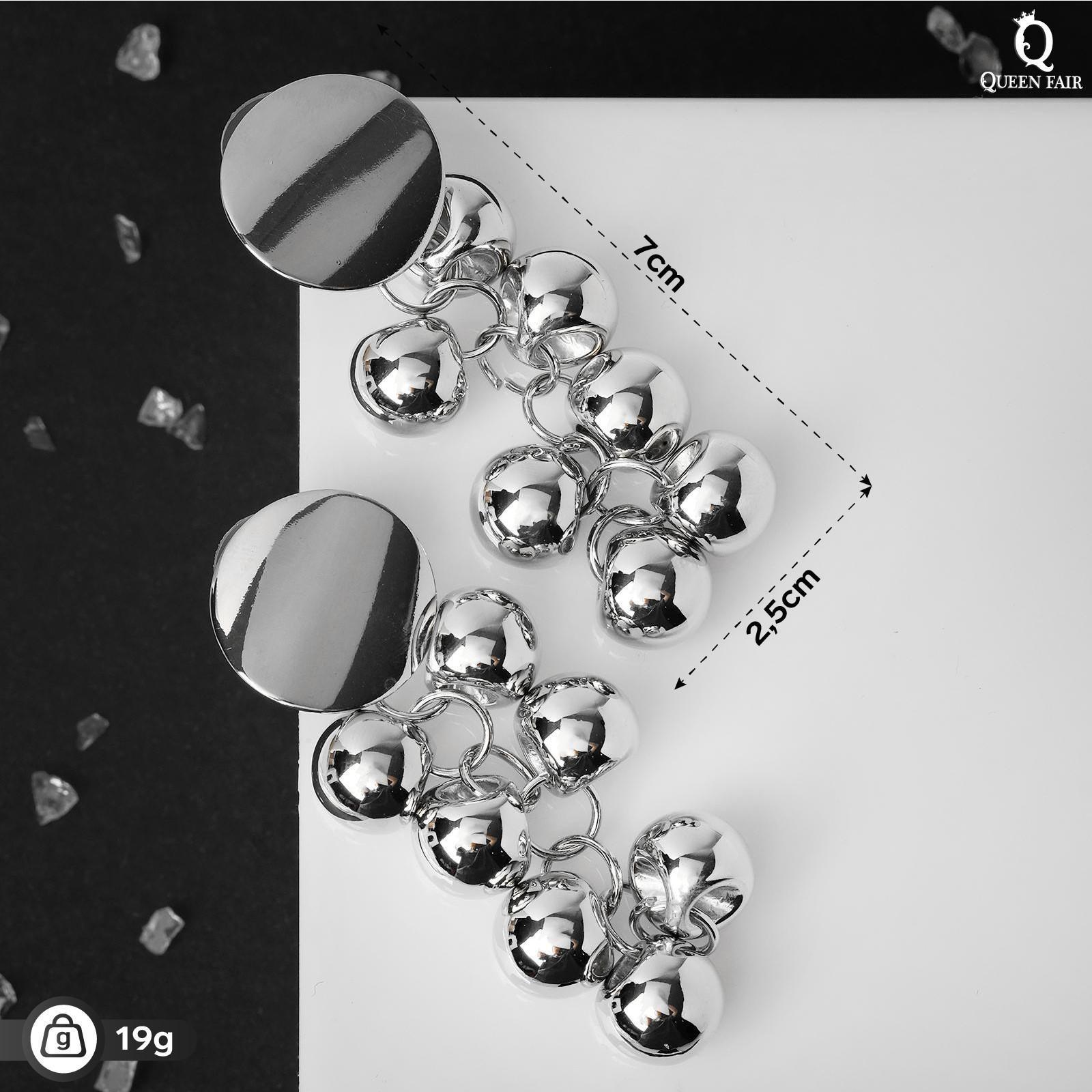 Серьги металл 