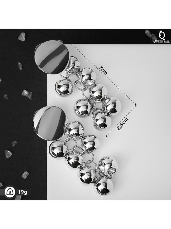 Серьги металл 