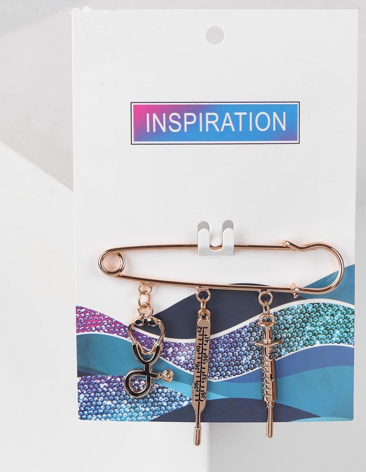 Булавка с подвесками 