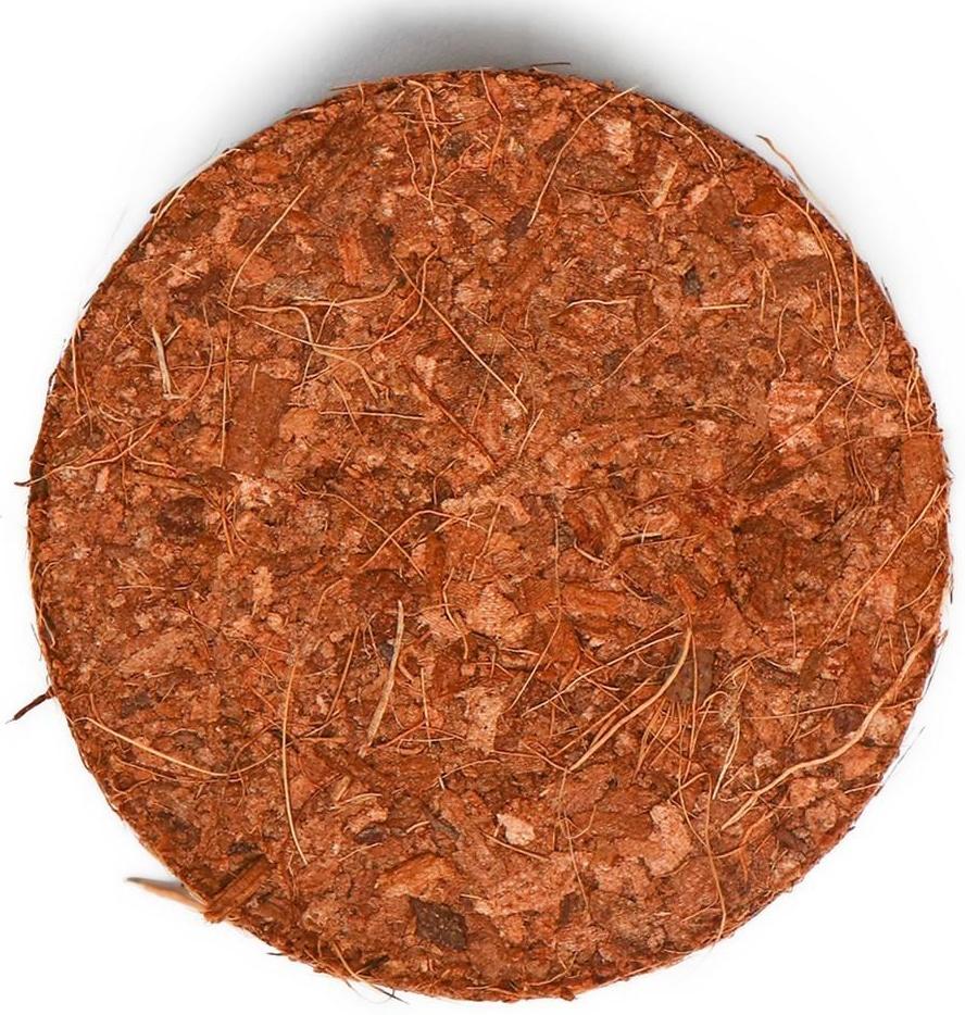 Таблетки кокосовые, d = 4 см, без оболочки, набор 10 шт., Greengo