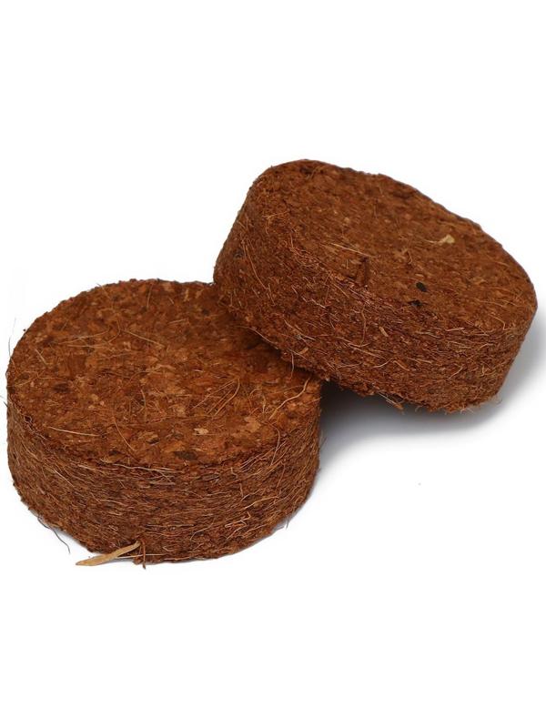 Таблетки кокосовые, d = 4 см, без оболочки, набор 10 шт., Greengo