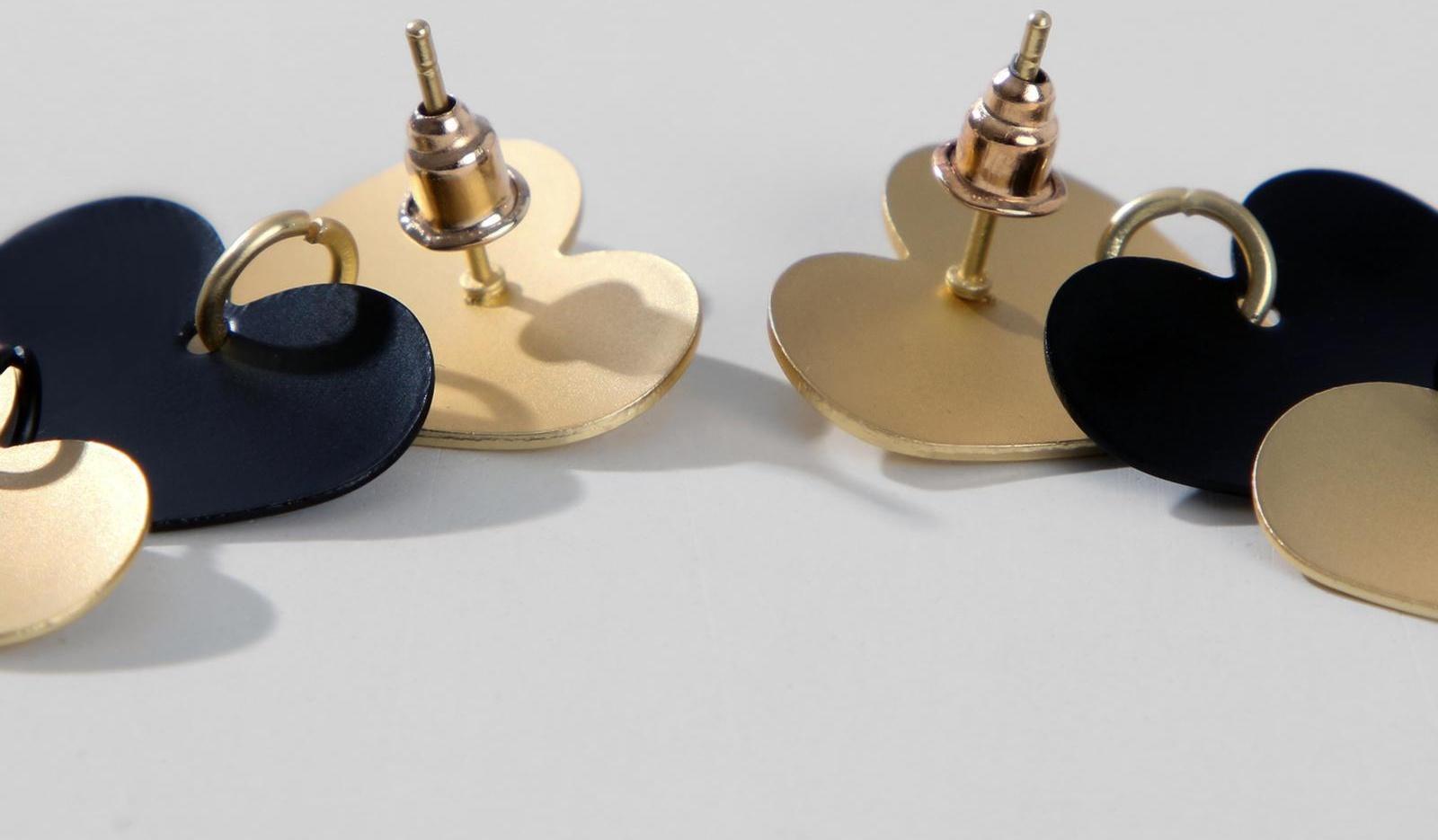 Серьги металл 