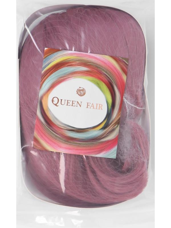 Парик искусственный, с чёлкой, имитация кожи, 30 см, 160 гр, цвет пепельно-розовый(#SHT608)