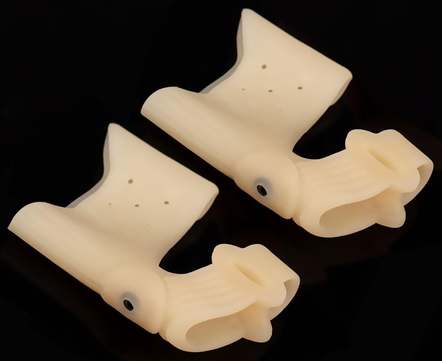 Силиконовый бандаж на стопу, с корректором, с магнитами, 7,5 × 7,2 см, цвет бежевый