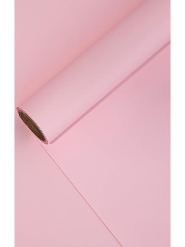Матовая плёнка «Светло-розовый», 0.5 x 8 м, 55 мкм