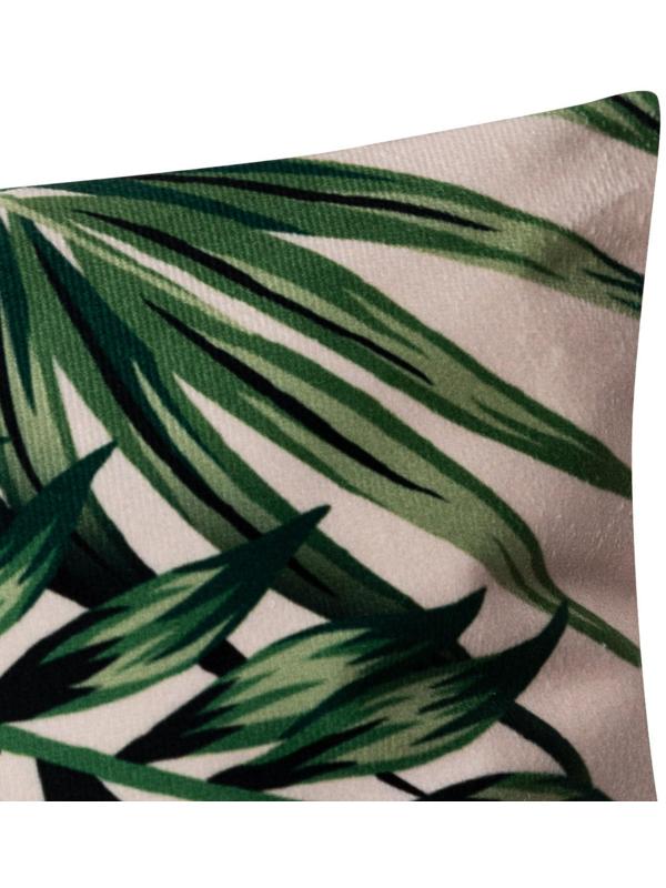 Наволочка декоративная Этель «Тропики» 40х40 см, велюр, 100% п/э