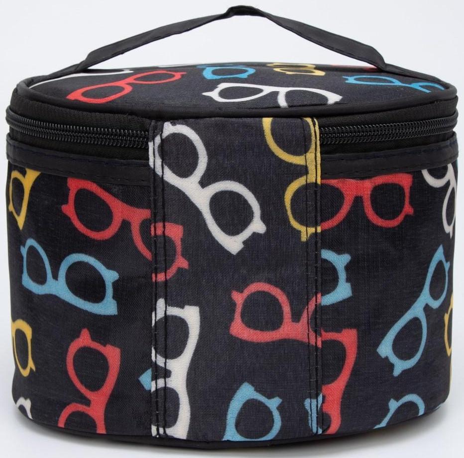Косметичка на молнии, цвет чёрный